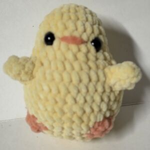 Chick Plush Crochet Handmade Plushie Amigurumi Stuffed Toy
